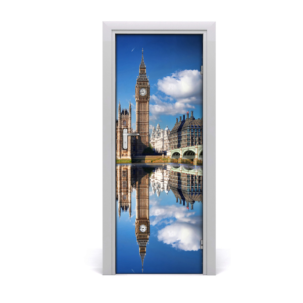 Selbstklebendes wandbild an der wand Big ben, london