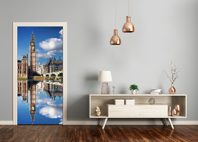 Selbstklebendes wandbild an der wand Big ben, london