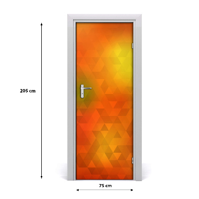 Selbstklebendes wandbild an der wand Abstraction dreiecke