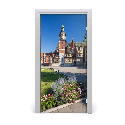 Selbstklebendes wandbild an der wand Krakau, polen