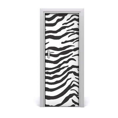 Selbstklebendes wandbild an der wand Haus zebra hintergrund