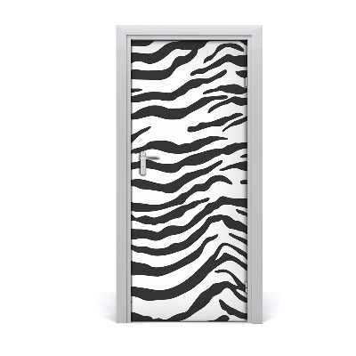 Selbstklebendes wandbild an der wand Haus zebra hintergrund