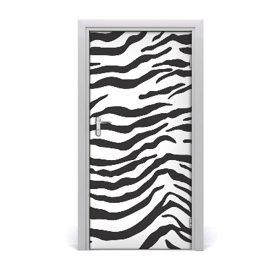 Selbstklebendes wandbild an der wand Haus zebra hintergrund