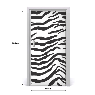 Selbstklebendes wandbild an der wand Haus zebra hintergrund