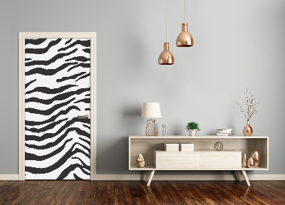 Selbstklebendes wandbild an der wand Haus zebra hintergrund