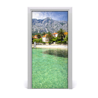 Selbstklebendes wandbild an der wand Strand in kroatien