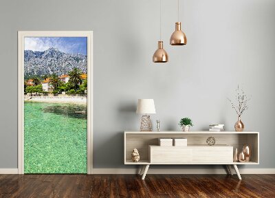 Selbstklebendes wandbild an der wand Strand in kroatien