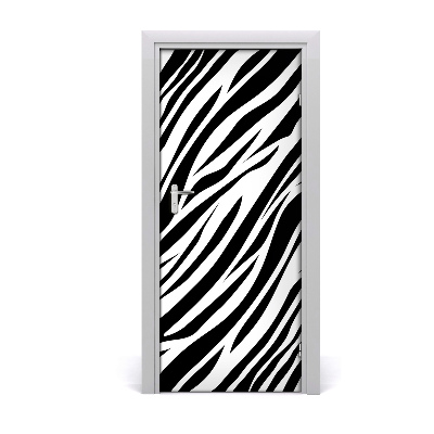 Selbstklebendes wandbild an der wand Haus zebra hintergrund