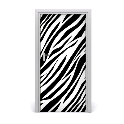 Selbstklebendes wandbild an der wand Haus zebra hintergrund