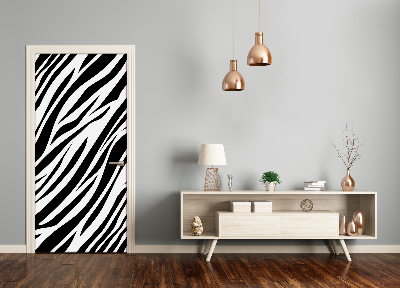 Selbstklebendes wandbild an der wand Haus zebra hintergrund