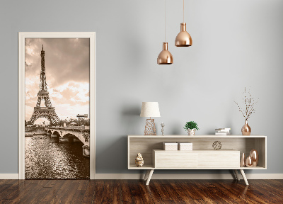 Selbstklebendes wandbild an der wand Eiffelturm