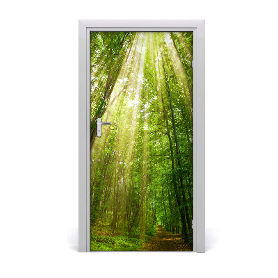 Selbstklebendes wandbild an der wand Der weg in den wald