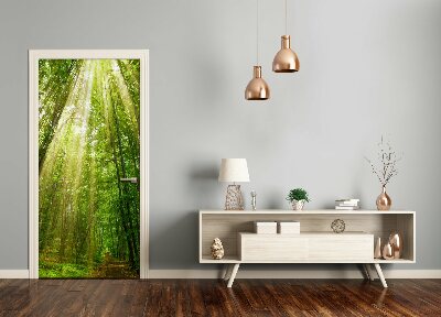 Selbstklebendes wandbild an der wand Der weg in den wald