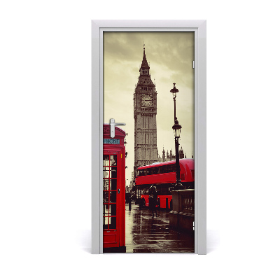 Selbstklebendes wandbild an der wand Big ben, london