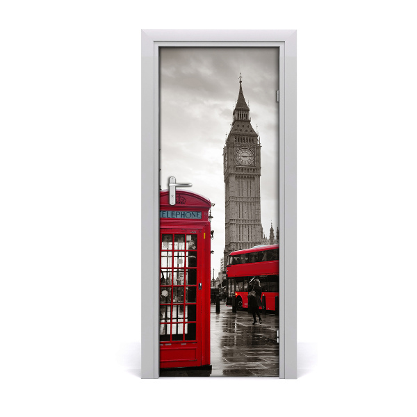 Selbstklebendes wandbild an der wand Big ben, london