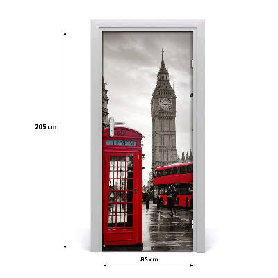 Selbstklebendes wandbild an der wand Big ben, london