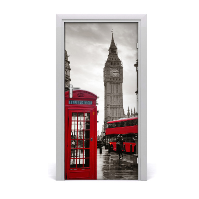 Selbstklebendes wandbild an der wand Big ben, london