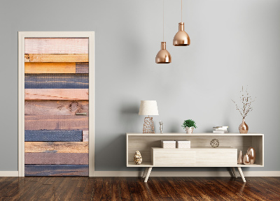 Selbstklebendes wandbild an der wand Holzwand