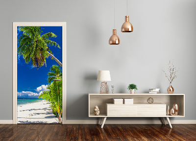 Selbstklebendes wandbild an der wand Tropischer strand