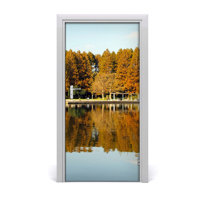 Selbstklebendes wandbild an der wand Park im herbst