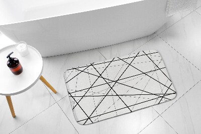 Badezimmer matte Geometrische Linien