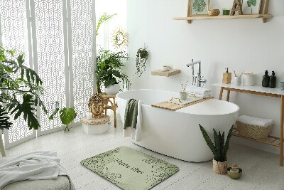 Teppich badezimmer Floristisches Thema