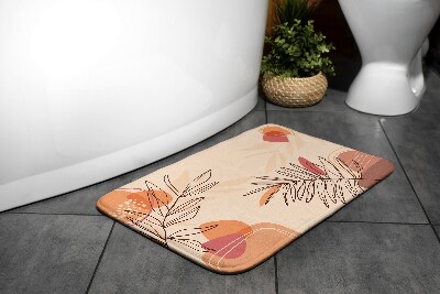 Badezimmer teppich Geometrische Blätter