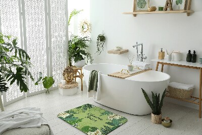 Badezimmer matte Grüne Blätter