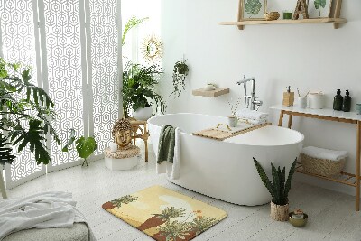 Badezimmer matte Palmen