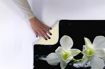 Badezimmer teppich Orchideen