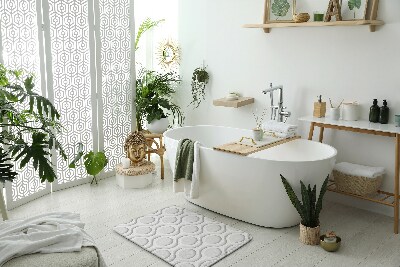 Badematte Musterräder