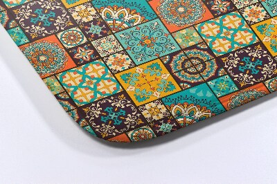 Badezimmer teppich Farbenfrohe geometrische Muster