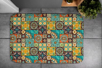 Badezimmer teppich Farbenfrohe geometrische Muster