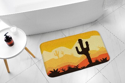 Badezimmer matte Wüstenkaktus