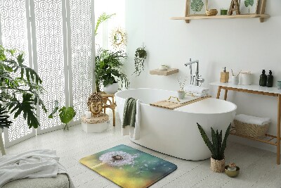 Badematte Löwenzahnpflanze