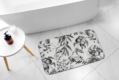 Teppich badezimmer Gemüsemuster
