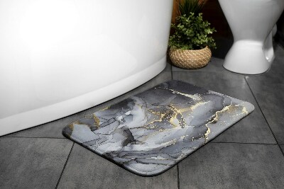 Teppich badezimmer Grauer Marmor