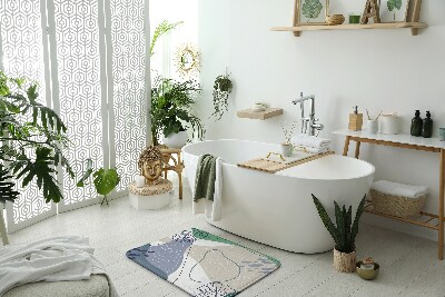 Badezimmer teppich Geometrische Abstraktion