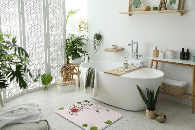 Badezimmer teppich Karpfen Koi Fische