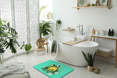 Badezimmer matte Frosch