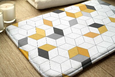 Badezimmer matte Geometrische Würfel