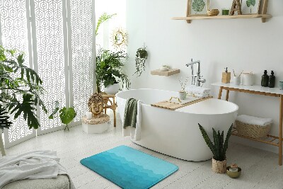 Badezimmer matte Geometrische Wellen