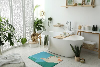 Badezimmer matte Kätzchen