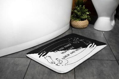 Teppich badezimmer Katzen