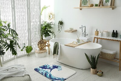 Badezimmer teppich Ozeanwellenmeer