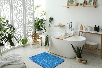 Badezimmer teppich Wasserwellen