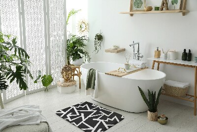 Badezimmer teppich Geometrische Linien