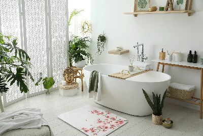 Badezimmer matte Japanische Blumen