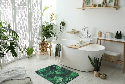 Badezimmer matte Pflanzenblätter