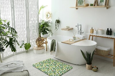Badezimmer teppich Muster kakti